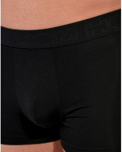 Pack of 3 cotton boxers HOM (Noir/Gris clair/Gris foncé)
