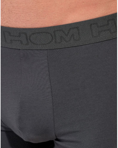 Paquete de 3 boxers en algodón HOM (Noir/Gris clair/Gris foncé)