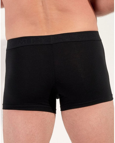 Pack of 3 cotton boxers HOM (Noir/Gris clair/Gris foncé)