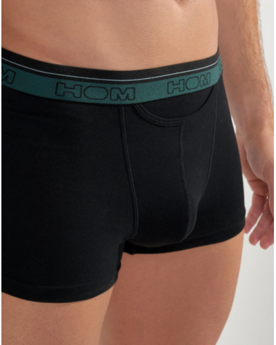 Lot de 3 boxers coton HOM Tiago (Noir)