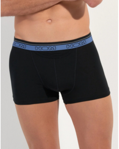 Paquete de 3 bóxers algodón HOM Tiago (Negro)