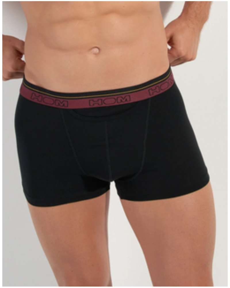 Pack of 3 boxers cotton HOM Tiago (Black)