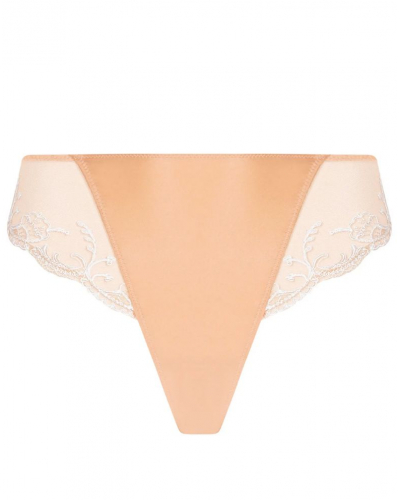 Slip fantaisie Lise Charmel Splendeur Soie (Splendeur Pêche)
