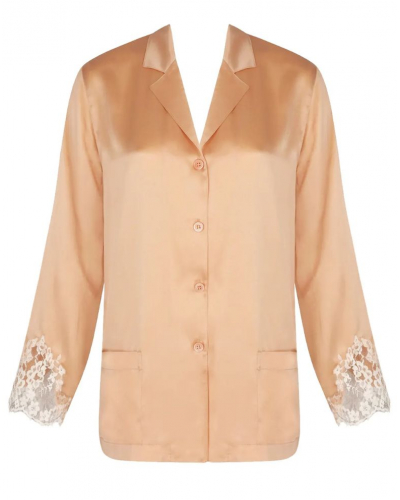 Pyjama jacket Lise Charmel Splendeur Soie (Splendeur Pêche)