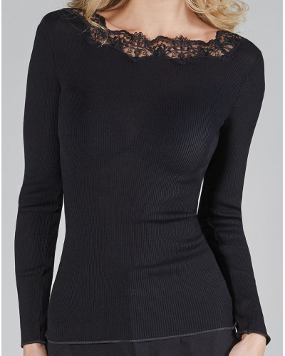 Camiseta de manga larga Moretta lana & seda 5333