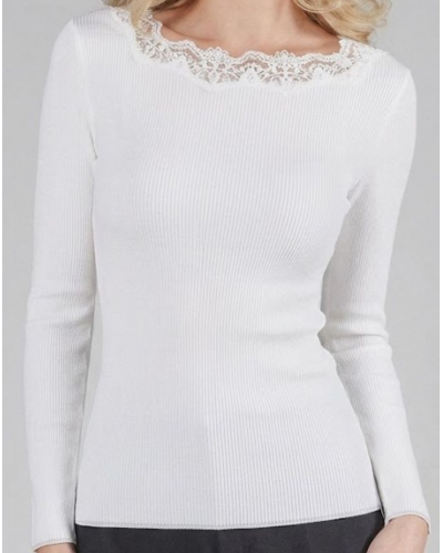 Long-sleeve t-shirt Moretta wool & silk 5333