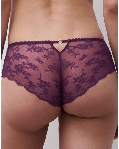 Shorty Chantelle Illusion (Aubergine Lurex)