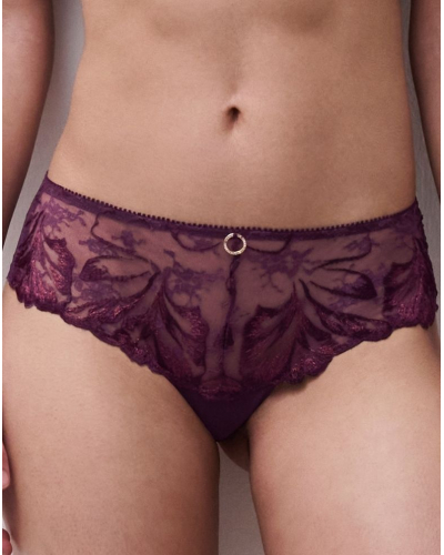 Shorty Chantelle Illusion (Aubergine Lurex)