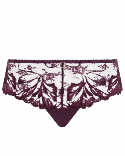 Shorty Chantelle Illusion (Aubergine Lurex)