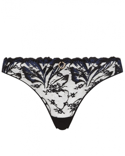 Tanga Chantelle Illusion (Crepuscular Black)