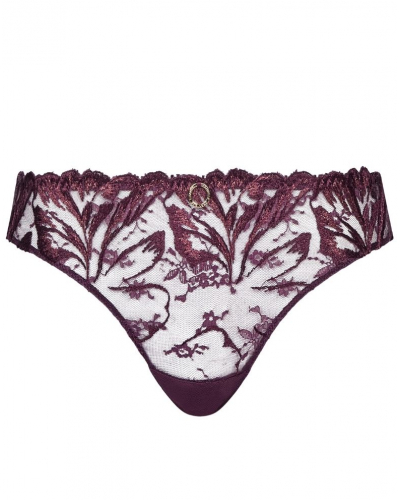 Tanga Chantelle Illusion (Aubergine Lurex)
