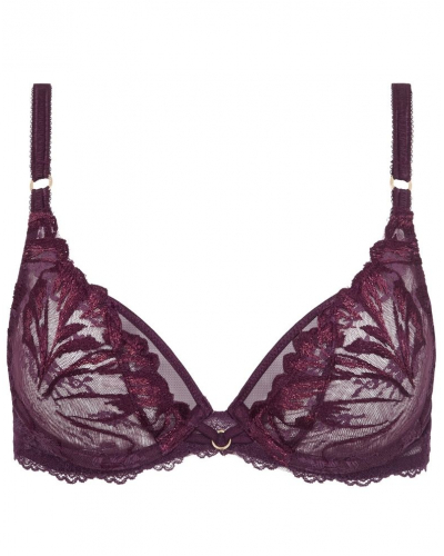 Sujetador con aros envolvente Chantelle Illusion Chantelle Illusion (Aubergine Lurex)