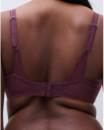 Sujetador con aros envolvente Chantelle Illusion Chantelle Illusion (Aubergine Lurex)