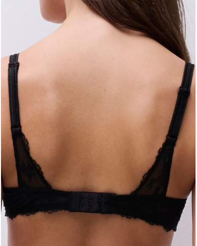 Demi balcony bra Chantelle Illusion (Crepuscular Black)