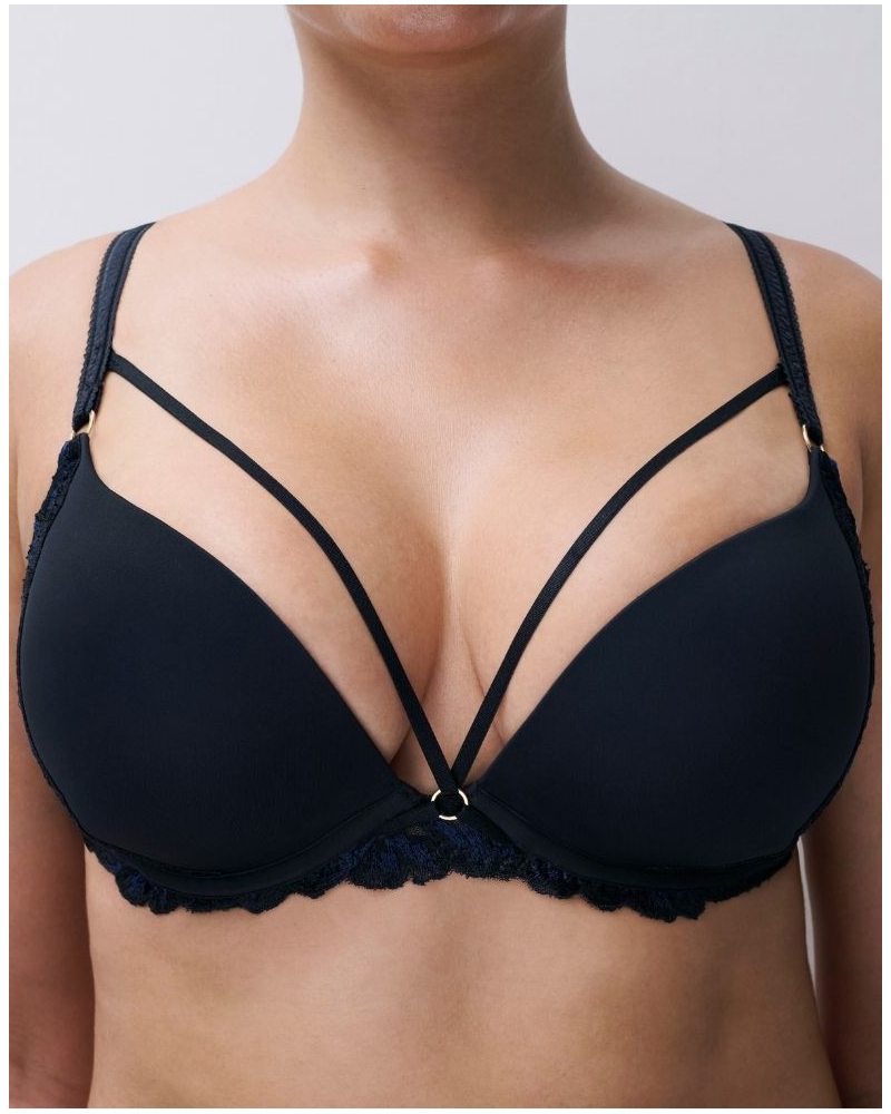Soutien-gorge coque push-up Chantelle Illusion (Crepuscular Black)