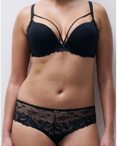 Padded bra push-up Chantelle Illusion (Crepuscular Black)