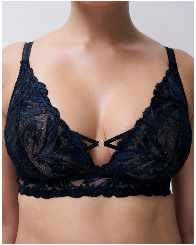 Soutien-gorge sans armature Chantelle Illusion (Crepuscular Black)