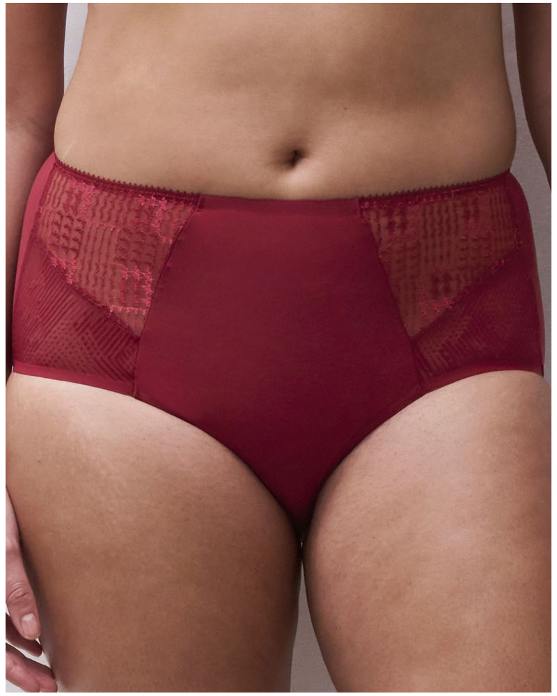 Braga cintura alta Chantelle Intrigue (Acidulated Raspberry)