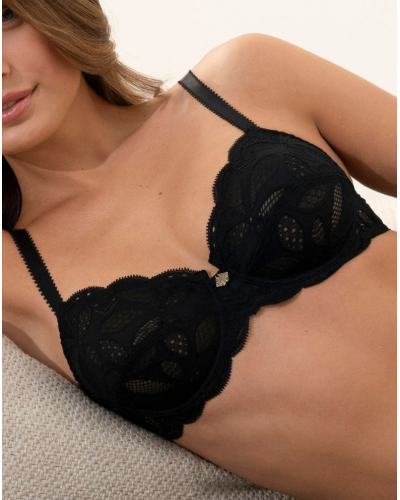 Underwired bra Antigel Stricto Sensuelle (Black)