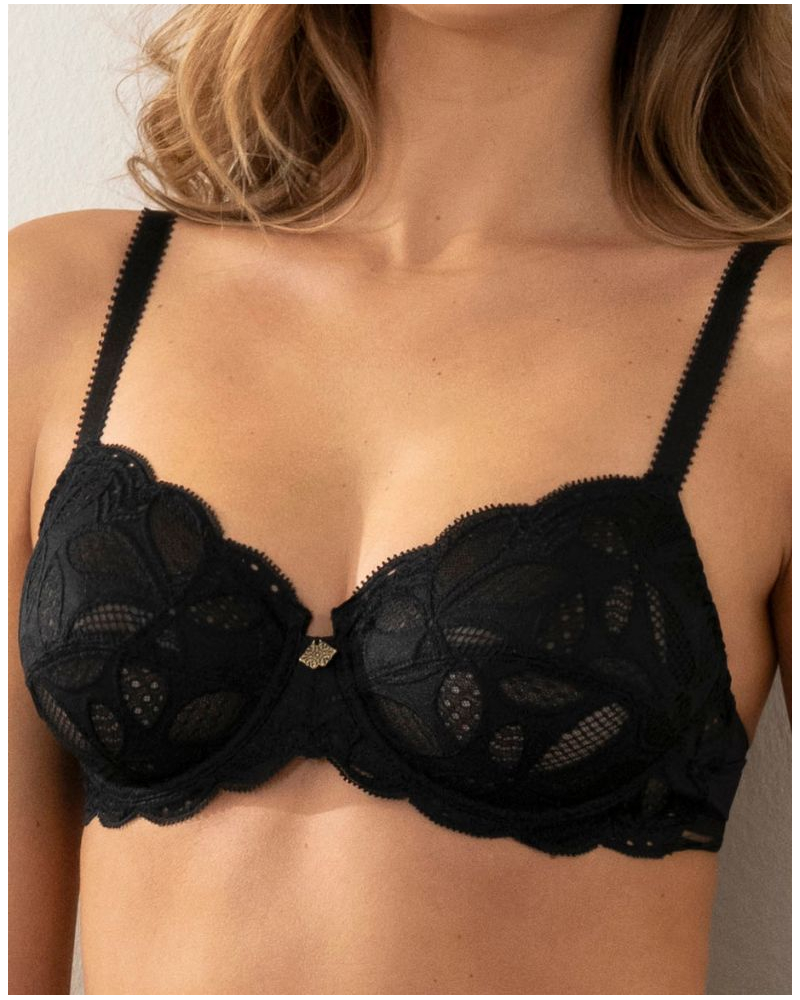 Underwired bra Antigel Stricto Sensuelle (Black)