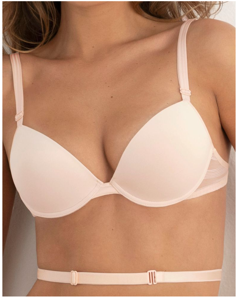 Padded halter bra Antigel New Apesanteur (Magnolia)