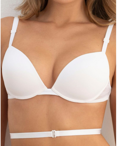 Padded halter bra Antigel New Apesanteur (White)