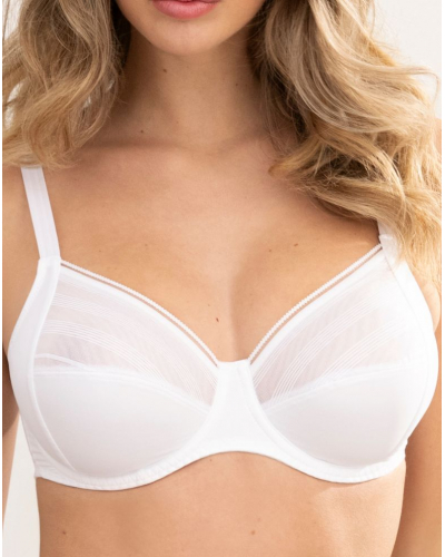 Wellness underwired bra Antigel New Apesanteur (White)
