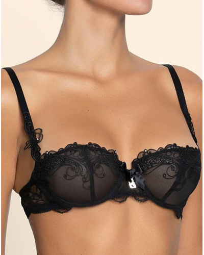 Sujetador corbeille de coser vertical Lise Charmel Soir de Venise (Negro)