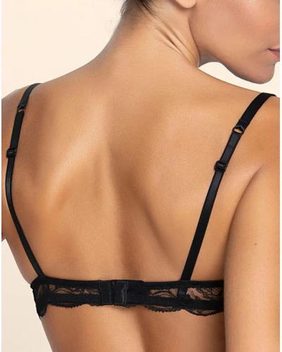 Soutien-gorge corbeille couture verticale Lise Charmel Soir de Venise (Noir)