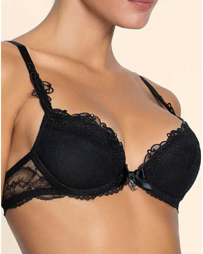 Soutien-gorge push-up Lise Charmel Soir de Venise (Noir)