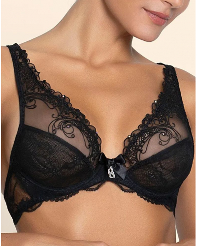 Sujetador glamoroso Lise Charmel Soir de Venise (Negro)