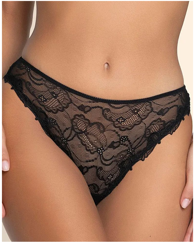 Slip fantaisie Lise Charmel Soir de Venise (Noir)