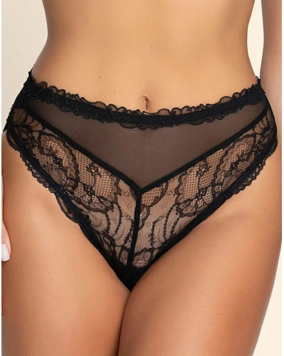 Slip haut Lise Charmel Soir de Venise (Noir)