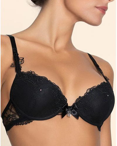 Plunge coque sujetador Lise Charmel Soir de Venise (Negro)