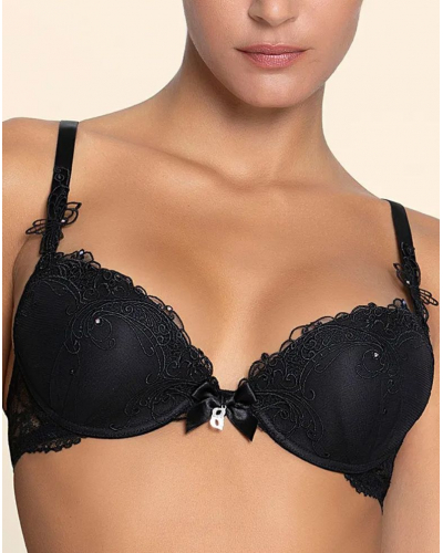 Plunge coque sujetador Lise Charmel Soir de Venise (Negro)