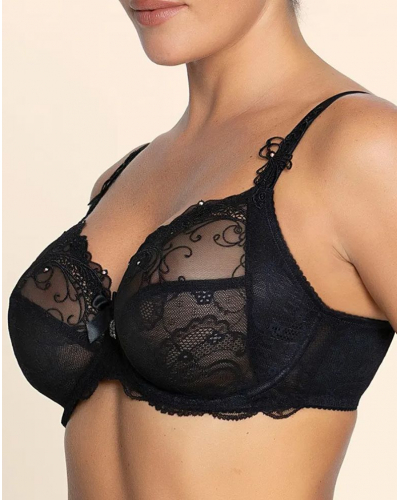Underwired well-being bra Lise Charmel Soir de Venise (Black)