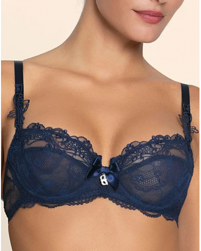 Sujetador corbeille Lise Charmel Soir de Venise (Bleu Venise)