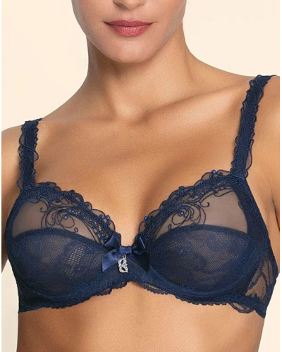Underwired bra Lise Charmel Soir de Venise (Bleu Venise)
