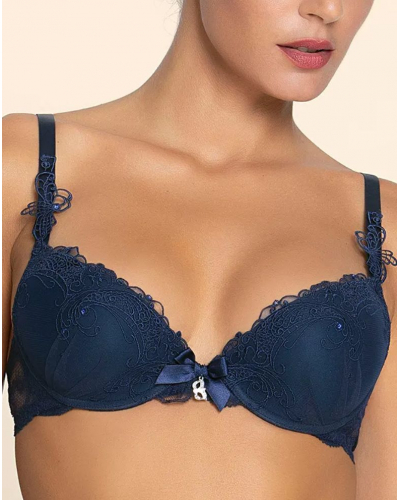Sujetador preformado Lise Charmel Soir de Venise (Bleu Venise)