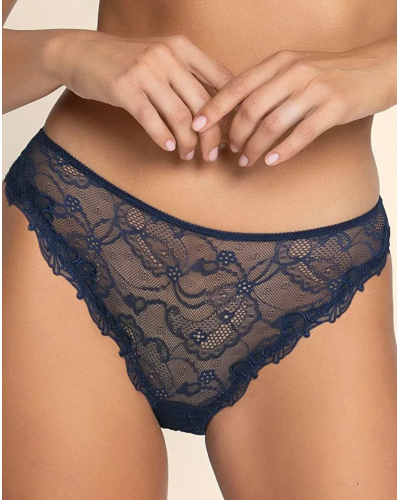 Slip fantaisie Lise Charmel Soir de Venise (Bleu Venise)