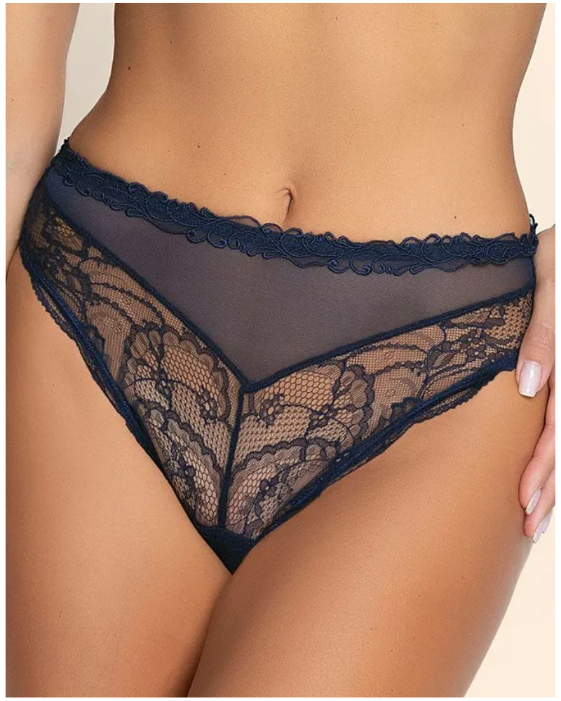 High brief Lise Charmel Soir de Venise (Bleu Venise)
