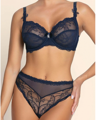 Slip haut Lise Charmel Soir de Venise (Bleu Venise)