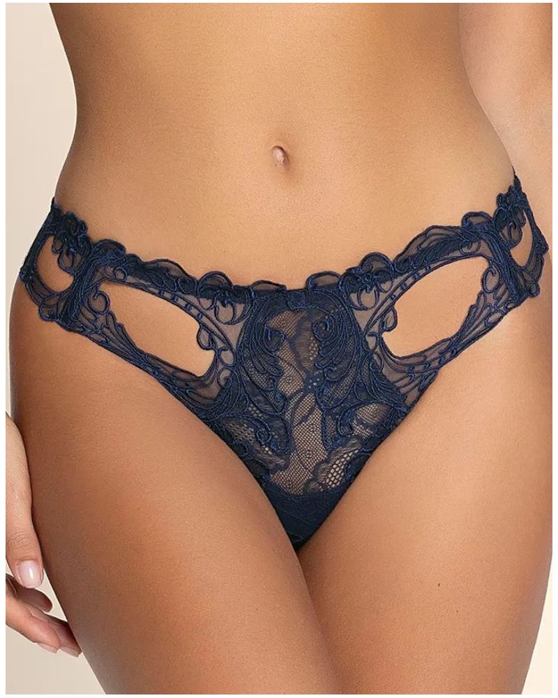 Mini tanga Lise Charmel Soir de Venise (Bleu Venise)