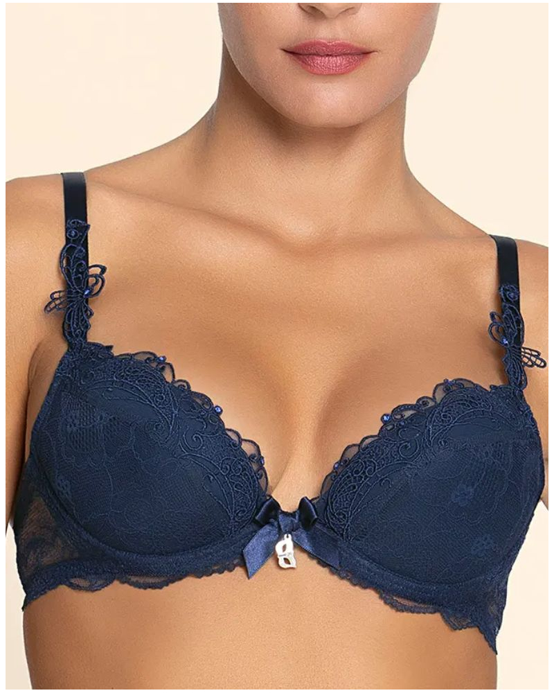 Bra push-up Lise Charmel Soir de Venise (Bleu Venise)
