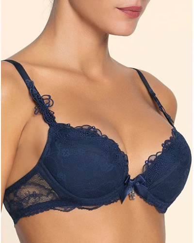 Soutien-gorge push-up Lise Charmel Soir de Venise (Bleu Venise)