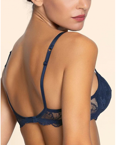 Sujetador push-up Lise Charmel Soir de Venise (Bleu Venise)