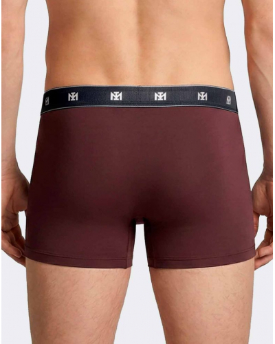 Paquete de 2 bóxers en Lyocell Impetus Q09 (Bordeaux/Dark Blue)
