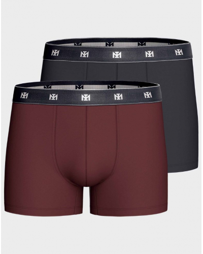 Pack of 2 boxers Lyocell Impetus Q09 (Bordeaux/Dark Blue)