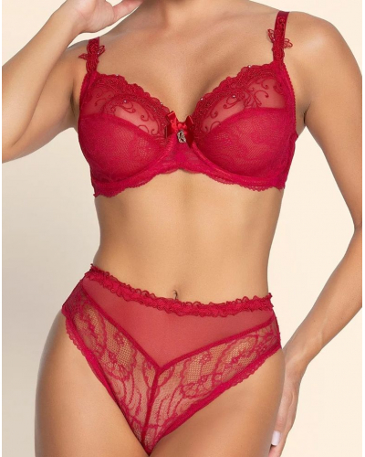 High brief Lise Charmel Soir de Venise (Rouge Venise)