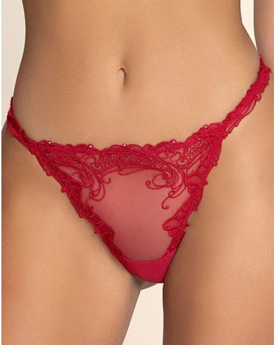 Tanga sexy Lise Charmel Soir de Venise (Rouge Venise)